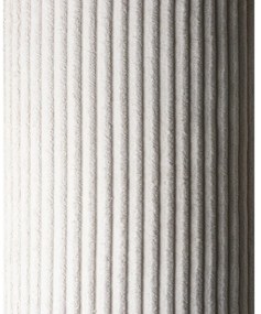 Krémový menčestrový detský pohovkový vankúš Block – Wigiwama