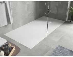 Mexen Hugo, obdĺžniková sprchová vanička SMC 170 x 90 cm, biela, biela krytka, 42109017-W