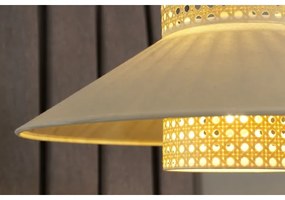 Duolla - Prisadený luster RIO RATTAN 1xE27/15W/230V pr. 45 cm béžová/ratan