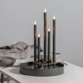 Čierna svetelná dekorácia ø 32 cm Deco – Star Trading