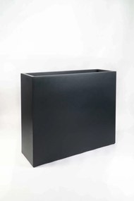Interiérový kvetináč ELEMENTO, materiál MDF, šírka 88 cm, čierny