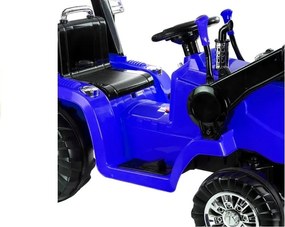 LEAN CARS Elektrický traktor na batérie ZP1005 pre deti modrý