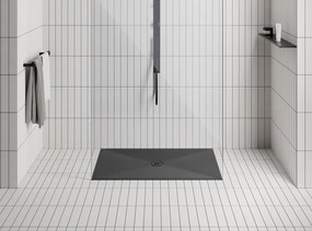GSI GSI, Keramická sprchová vanička, obdĺžnik 100x80x4,5cm, biela ExtraGlaze, 438511