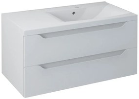 Sapho Sapho, WAVE umývadlová skrinka 89,7x45x47,8cm, biela, pravá (WA093P), WA093-3030