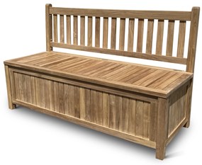 Záhradná drevená lavica s úložným priestorom Ria 150 cm