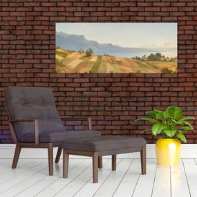 Obraz - Alexandre Calame, Swiss Landscape, reprodukcia (120x50 cm)