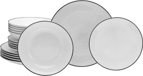 XXXLutz JEDÁLENSKÝ SERVIS Luna Black Line 18-dielne Creatable - Online Only bytové doplnky - 007768053301