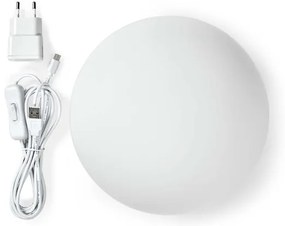 Nedis WIFILM10CWT - LED RGBW Stmievateľná stolná lampa SmartLife LED/5W/5V Wi-Fi
