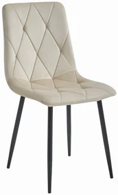 Jedálenská stolička DORA – béžová (ivory)