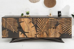 Dizajnová komoda z masívu Tropical Mango 175cm