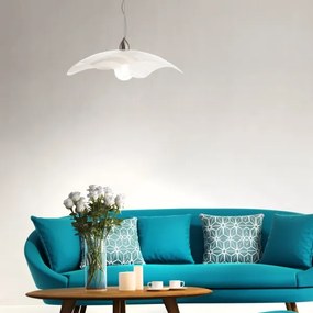 Redo 05-877 - Závesné svietidlo na lankách COCOON 1xE27/42W/230V krémové