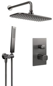 Laveo Tores, sprchová súprava pod omietku, grafitová, LAV-BVT_901P