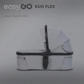 Súrodenecký kočík EasyGo Duoflex Cloudy Gray