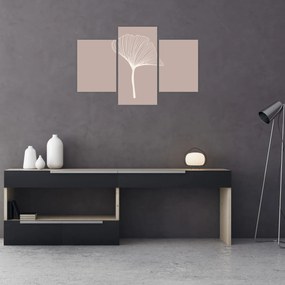 Obraz - Béžové listy N⁰5 (90x60 cm)