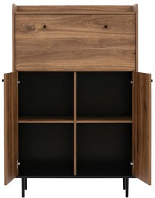 Komoda KB90 Peczo PC03, Farby: brandy castello / brandy castello + čierna