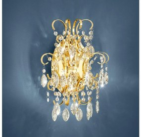 Eglo 39604 - Nástenné svietidlo FENOULLET 1xE14/25W/230V zlatá