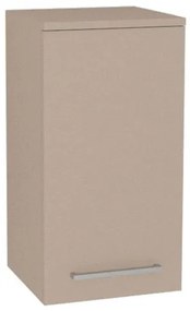 Mereo, Mereo Bino kúpeľňová skrinka horná 63 cm, ľavá, Multidecor, Šedý kameň, MER-CN695SEKA