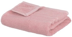 Ružový froté bavlnený uterák 50x100 cm Simple – Casa Selección