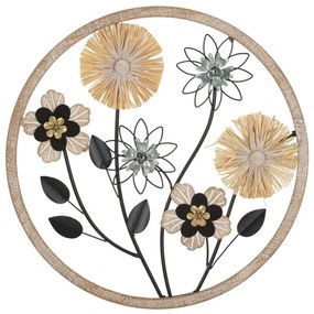 Kovová nástenná dekorácia Floral – Mauro Ferretti