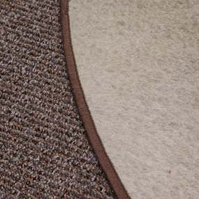 AladinWorld Expres, Kusový koberec Bohemia hnedý kruh, 200x200 (priemer) kruh, hnedá, kancelária