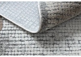 Moderný koberec NOBLE 9730 67 vzor rámu vintage - Štrukturálny, dve vrstvy rúna, krémová béžová Veľkosť: 180x270 cm