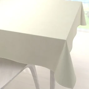 Biante Veľký zamatový štvorcový obrus Velvet Prémium SVP-003 Smotanový 230x230 cm