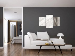 Obraz - Mramor so striebornými linkami (90x60 cm)