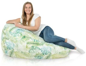 Sedací vak SAKO lístie Monstera