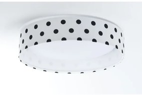 LED Stmievateľné svietidlo GALAXY KIDS LED/24W/230V bodky biela/čierna + DO