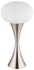 Globo 21027N - Stolná lampa LULA 1xE14/25W/230V matný chróm