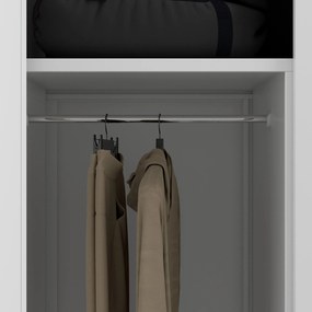 Hospodárska skriňa uzamykateľná biela DAWID D600 900 x 1850 x 600 mm