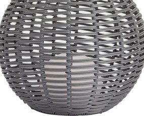 Vonkajšia stolná lampa tmavosivá 30 cm vrátane LED nabíjateľná s USB-C IP44 - Oli
