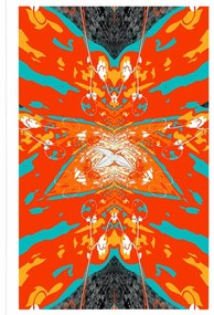Plagát abstrakcia hviezdy - 60x90 silver