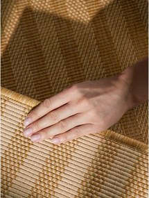 Okrovožltý/krémovobiely vnútorný a vonkajší koberec 160x230 cm Haringey Linley – Ted Baker