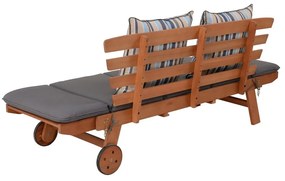 Hnedá drevená záhradná lavica Rincon – Garden Pleasure