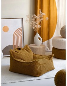 Hnedý detský sedací vak z textílie buklé Chair – Wigiwama