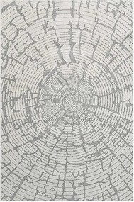 TZ Sivý obdĺžnikový koberec Strado Polo Star so vzorom dreva Rozmer: 140x200 cm