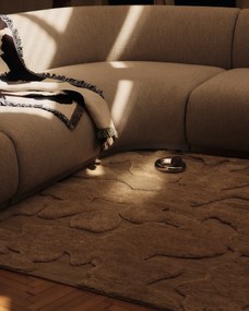 Ferm Living Keramická miska Bellure Silver