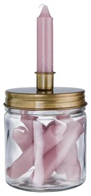 Butlers CANDLE JAR Pohár so svietnikom - zlatá