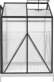 Skleník so základňou BestBerg BBGH-406B / 2,5 m² / 130 × 190 × 194 cm / čierna