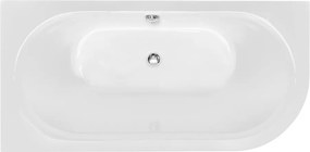 Besco Akrylátová voľne stojaca vaňa Avita A-Line BW Matt CC/NP 150x75 (160x75, 170x75), napúšťanie cez prepad BESCO-Typ výpuste: McAlpine Click-Clack…