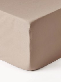 Elastická plachta na kontinentálnu posteľ z bavlneného saténu Premium