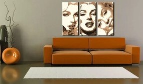 Ručne maľovaný POP Art obraz Marilyn Monroe 120x80 cm