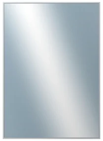 DANTIK - Zrkadlo v rámu, rozmer s rámom 50x70 cm z lišty Hliník strieborná (7001004)