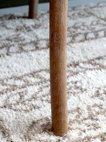 Prírodná drevená stolička s ratanovým výpletom Old French chair - 45*40*88 cm