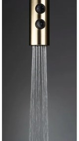 Deante BQO_R72M - Drezová batéria s vyťahovacou sprškou OLFATO kefovaná zlatá