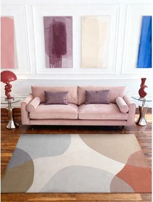 Béžový ručne tkaný vlnený koberec 160x230 cm Hackney Clarissa – Ted Baker