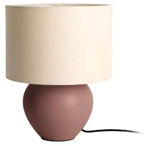 Stolná lampa allie 32,5 cm hnedo-béžová MUZZA