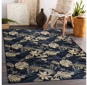 Dywany Łuszczów, Kusový koberec ANDRE Leaves 1311, 80x150, viacfarebná, chodba / predsieň