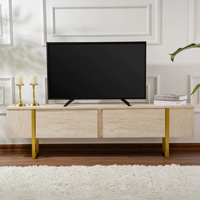Televízny stolík Serenity Travertine